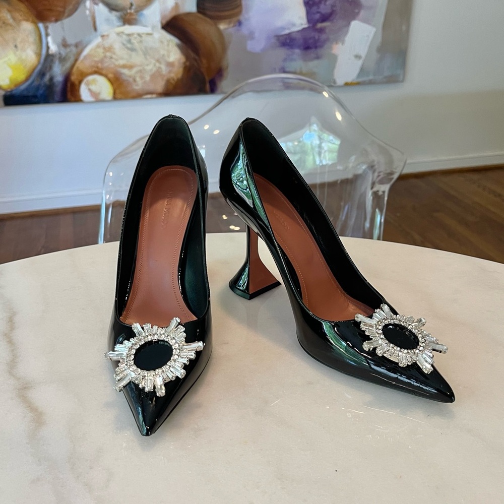 Amina Muaddi Begum Brooch Pumps